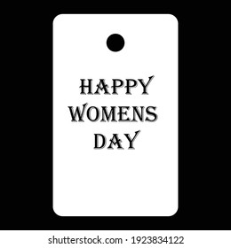 Happy Woman day. Lettering for 8 March Woman holiday