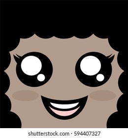 happy woman face