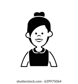 happy woman icon