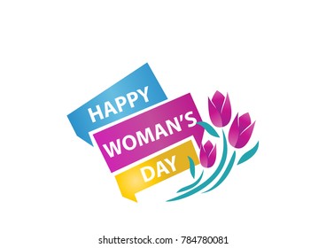 Happy Woman's Day Template