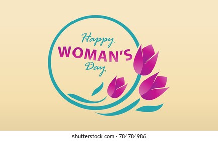 Happy Woman's Day Template