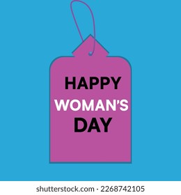 Happy woman's day vector design. International woman's day post design for social media. Celebrating the Resilience and Empowerment of Women on International Women's Day.