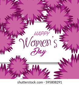 happy women day cards icon