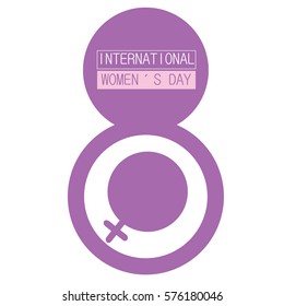 Happy women day graphic design, Vector illustration