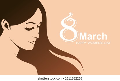 Happy Women Day. vector illustration