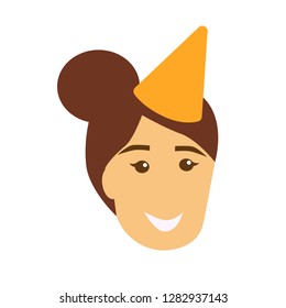 Happy women face