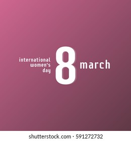 Happy women s day greeting card. Postcard on March 8