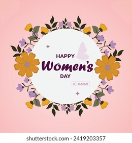 happy women's day 8 march new design and template 