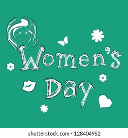Happy Women's Day background.