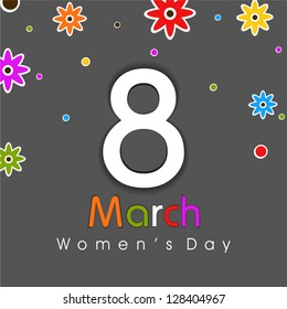 Happy Women's Day background.