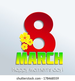 Happy  women's day background