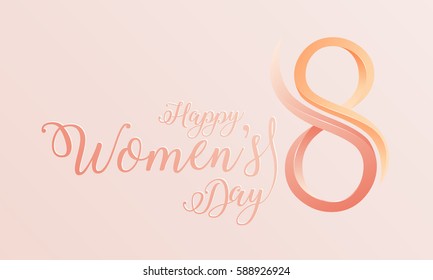 Happy Women's Day background