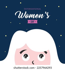 Happy womens day background illustration vector