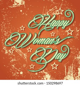 happy women's day background vector