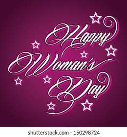 happy women's day background vector