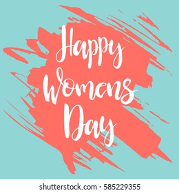Happy Womens day background. Vector illustration.