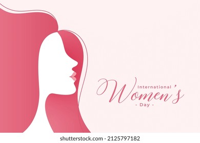 happy womens day card design