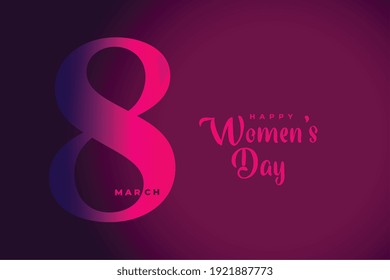 happy women's day celebration background greeting