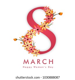 Happy Women's Day celebration design. Happy Women's Day celebration design.