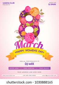 Happy Women's Day celebration design. Happy Women's Day celebration design.