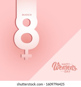 Happy Women's Day Celebration March 8 Vector Template Design Illustration