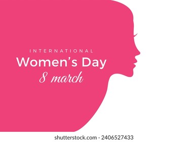 Happy womens day celebrations concept Vector illustration design card design 