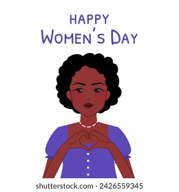 Happy Womens Day Character Illustration