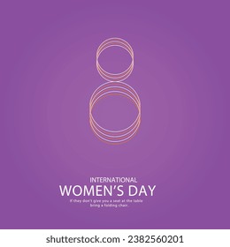 Happy Women's Day Creative Happy Women's Day ads Women's Day creative design for social media post