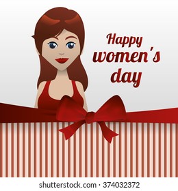 Happy womens day design 