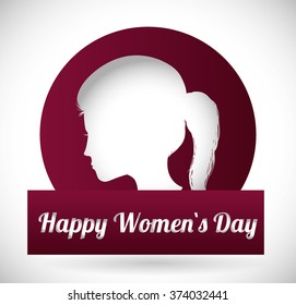 Happy womens day design 
