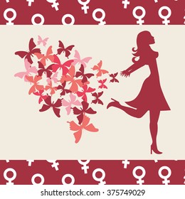 happy womens day design 