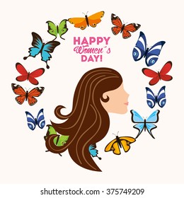 happy womens day design 
