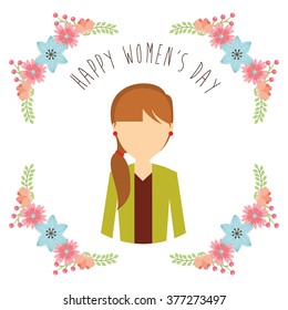 happy womens day design 
