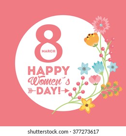happy womens day design 