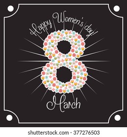 happy womens day design 