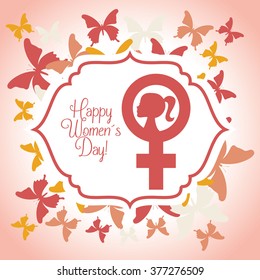 happy womens day design 