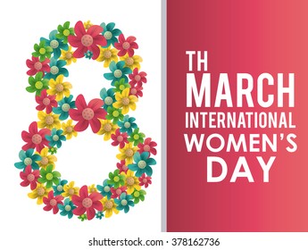 Happy Womens day design 
