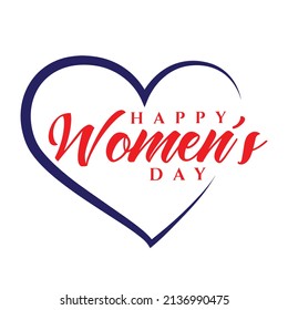 Happy Women's Day Design Vektor