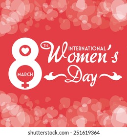 happy womens day design, vector illustration eps10 graphic 