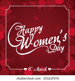 happy womens day design, vector illustration eps10 graphic 