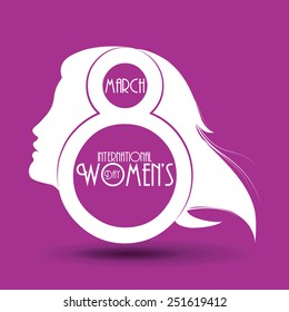 happy womens day design, vector illustration eps10 graphic 
