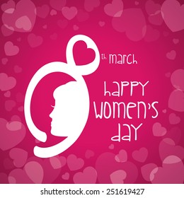 happy womens day design, vector illustration eps10 graphic 
