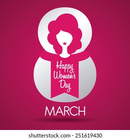 happy womens day design, vector illustration eps10 graphic 