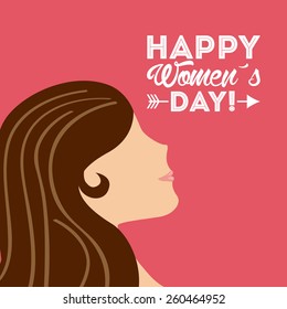 happy womens day design, vector illustration eps10 graphic 
