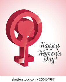 happy womens day design, vector illustration eps10 graphic 