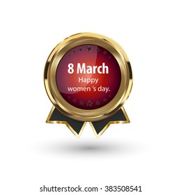 Happy womens day design.
Vector illustration.