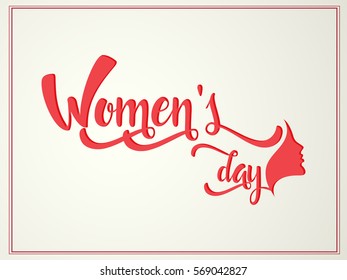 happy womens day design, vector illustration .