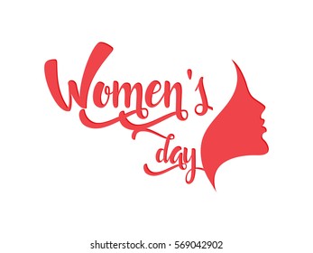happy womens day design, vector illustration .