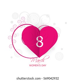 happy womens day design, vector illustration .