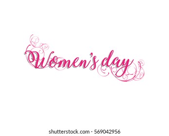 happy womens day design, vector illustration .